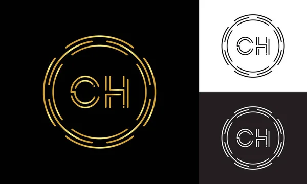 Inicial Carta Logo Business Typography Vector Template Letra Abstrata Digital —  Vetores de Stock