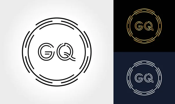 Initial Letter Creative Logo Design Vektor Template Digitaler Luxusbrief Logo — Stockvektor