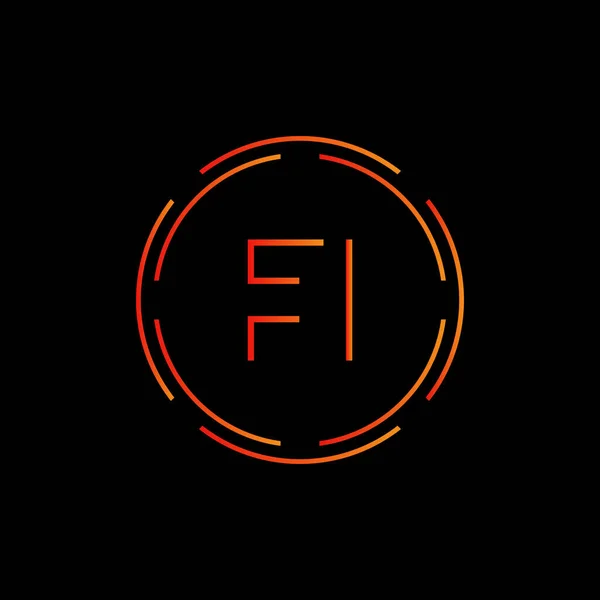 Carta Inicial Logo Design Vector Template Criativa Ligada Alfabética Logo — Vetor de Stock