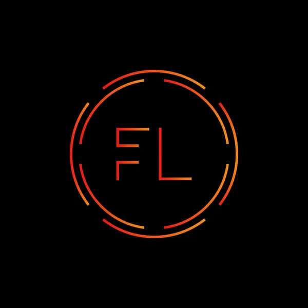 Lettre Initiale Modèle Vectoriel Conception Logo Créatif Lié Alphabétique Logo — Image vectorielle