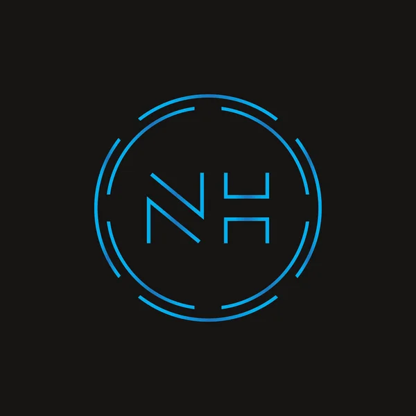 Αρχικό Πρότυπο Διάνυσμα Σχεδιασμού Λογότυπων Ψηφιακή Αφηρημένη Letter Σχεδιασμός Logo — Διανυσματικό Αρχείο