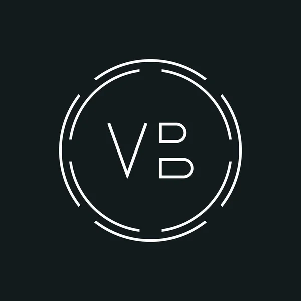 Kreativ Brev Logo Kreativ Typografi Vektor Mall Digital Abstrakt Brev — Stock vektor