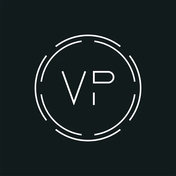 Carta Creativa Logo Tipografía Creativa Vector Template Diseño Abstracto Digital — Vector de stock