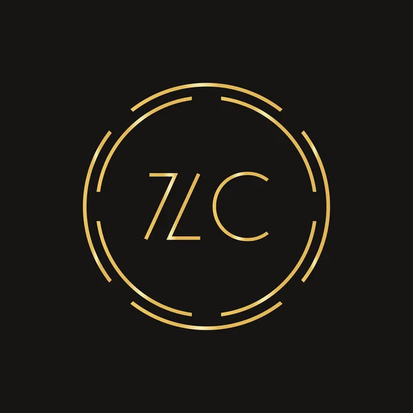 Начальный Векторный Шаблон Логотипа Цифровая Круговая Буква Бизнес Вектор — стоковый вектор