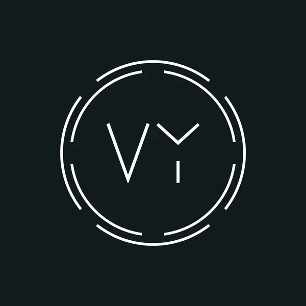 Creative Letter Logo Creative Typography Vector Template Návrh Loga Digitální — Stockový vektor