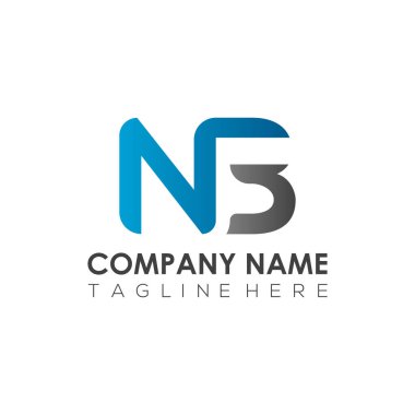 İlk Harf NB Logo Tasarım Vektör Şablonu. Yaratıcı Soyut NB Harf Logosu Tasarımı