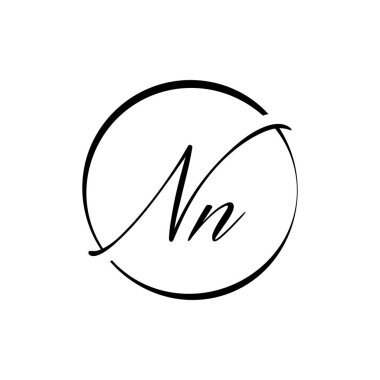 İlk Harf NN Logo Tasarım Vektör Şablonu. Yaratıcı Soyut NN Harf Logosu Tasarımı