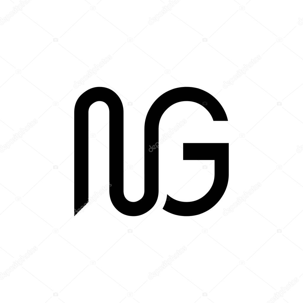 Initial Letter Ng Logo Design Vector Template Creative Abstract Ng Letter Logo Design Premium Vector In Adobe Illustrator Ai Ai Format Encapsulated Postscript Eps Eps Format