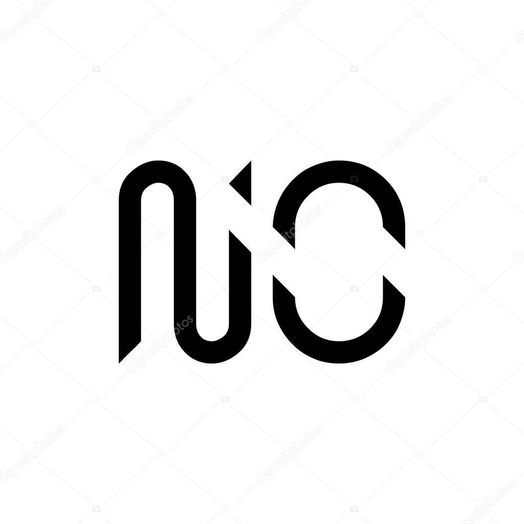 Initial Letter NO Logo Design Vector Template. Creative Abstract NO Letter Logo Design