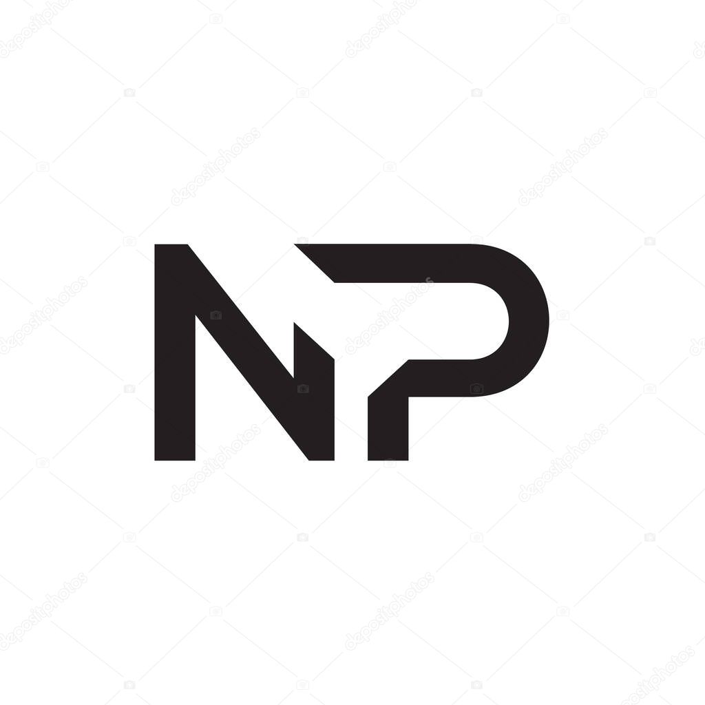 Initial Letter NP Logo Design Vector Template. Creative Abstract NP Letter Logo Design