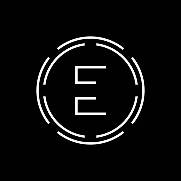 Carta Inicial Logo Com Luxo Business Typography Vector Template Letra — Vetor de Stock