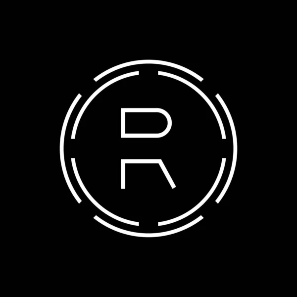 Anfangsbuchstabe Logo Mit Luxus Typografie Vektorvorlage Kreative Abstrakte Buchstaben Logo — Stockvektor