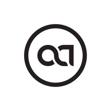İlk Basit Harf OA Logo Tasarım Vektör Şablonu. Soyut Asgari OA Harf Logosu Tasarımı