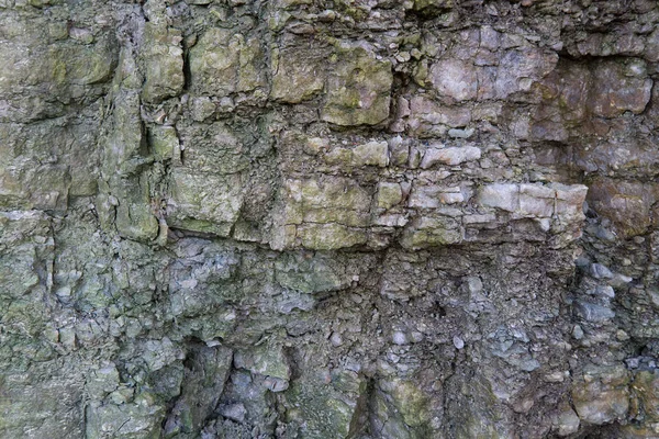 Roca caliza Las capas y grietas en roca sedimentaria, se pueden utilizar como fondo o textura. Grietas y capas de arenisca en los países bálticos, Estonia — Foto de Stock