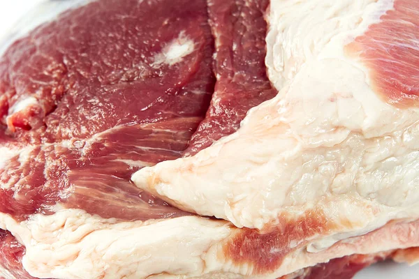 Texture of fresh raw pork meat. Close-up photo of pork meat. background from fresh pork meat. — Stock Photo, Image