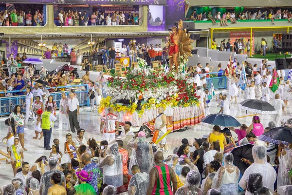 Lavagem Sapucai Rio Janeiro Brasil Fevereiro 2020 Evento Tradicional Carnaval — Fotografia de Stock