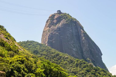 Rio de Janeiro Brezilya 'da şeker dağı farklı bir açıdan görülüyor..