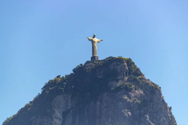 Estátua Cristo Redentor Rio Janeiro Brasil Maio 2020 Estátua Cristo — Fotografia de Stock