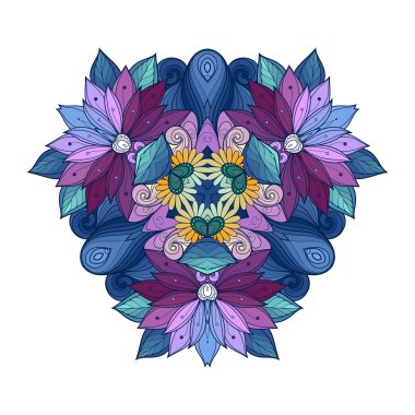 Güzel Deco renkli üçgen