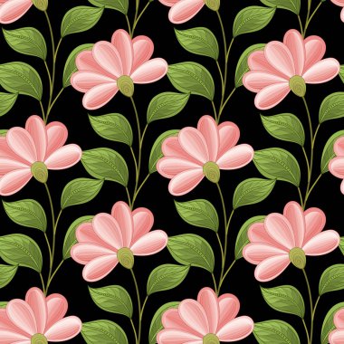 Kusursuz çiçek deseni