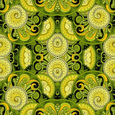 Dikişsiz soyut çiçek desenli