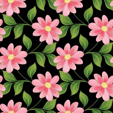 Kusursuz çiçek deseni