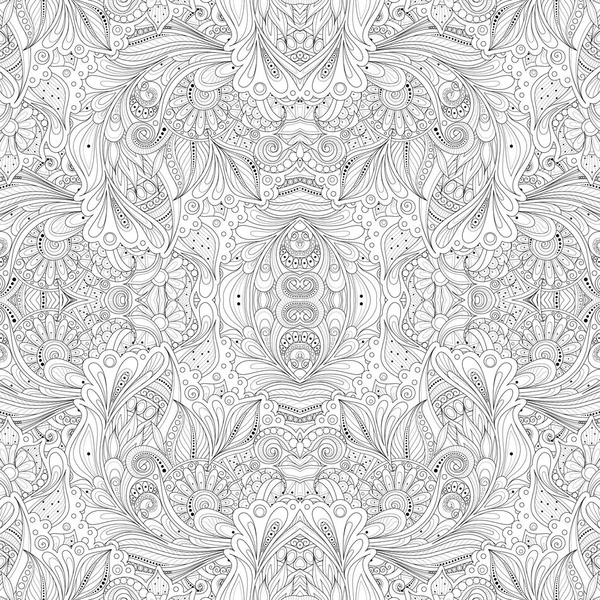 Seamless Abstract floral Pattern — Stock Vector