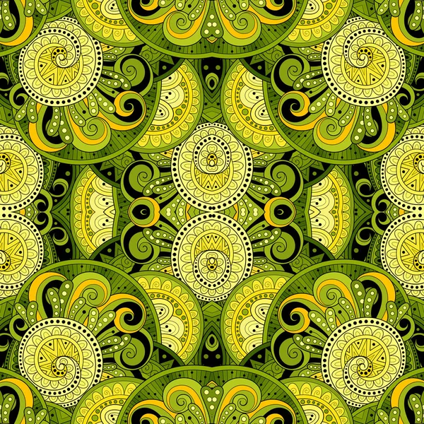 Patrón floral abstracto sin costuras — Vector de stock