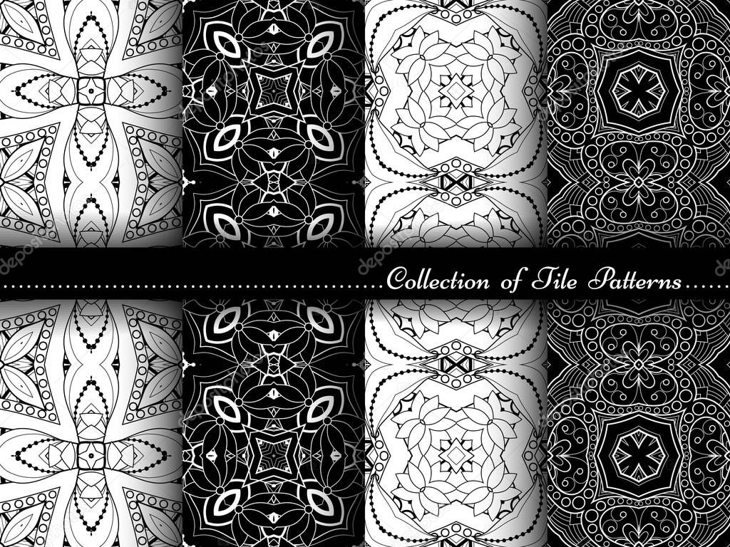 Collection Seamless Vintage Patterns