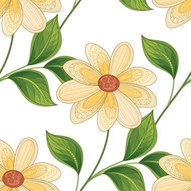 Kusursuz çiçek deseni