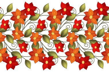 Kusursuz çiçek deseni