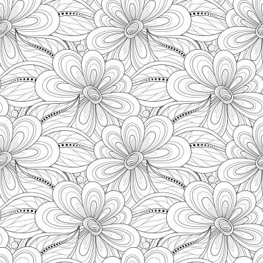 Seamless floral Pattern clipart