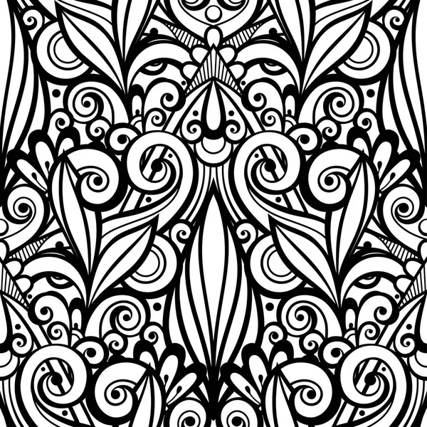 Patrón floral sin costuras — Vector de stock