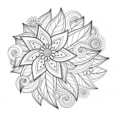 soyut çiçek kompozisyon