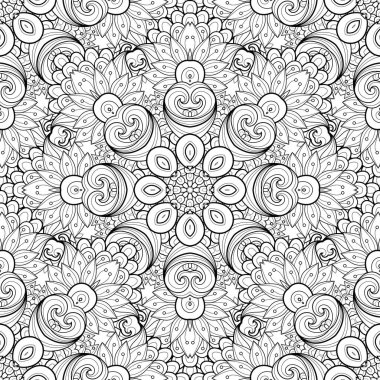 Kusursuz tek renkli süsleme deseni