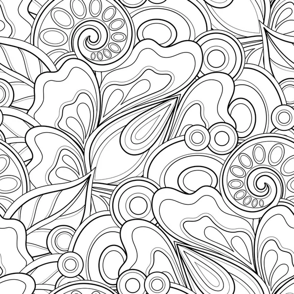Nahtloses Muster mit floralen Motiven — Stockvektor