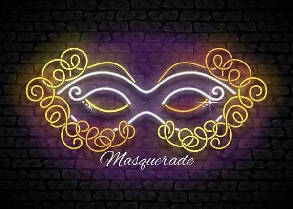 Mardi Gras Masquerade Mask — Stockvector