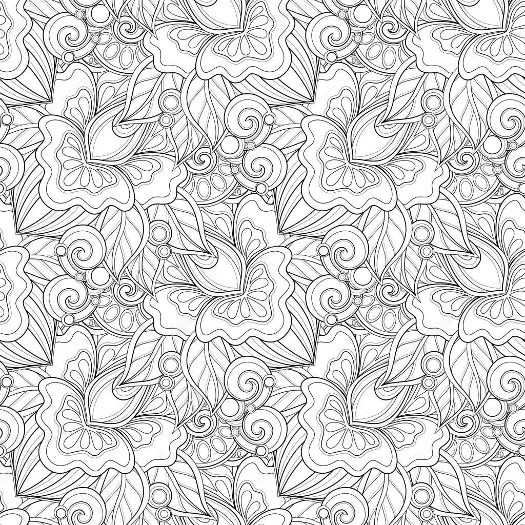  Seamless Pattern with Floral Motifs