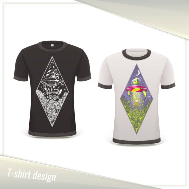 Uzaylı Tshirt tasarım