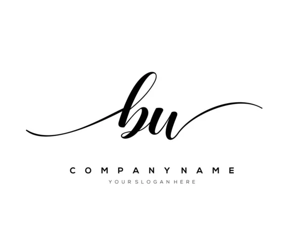 Lw Initial Handwriting Logo Vector Larastock
