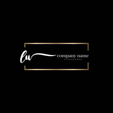 İlk el yazısını ve imza logo vektörünü kaybet.