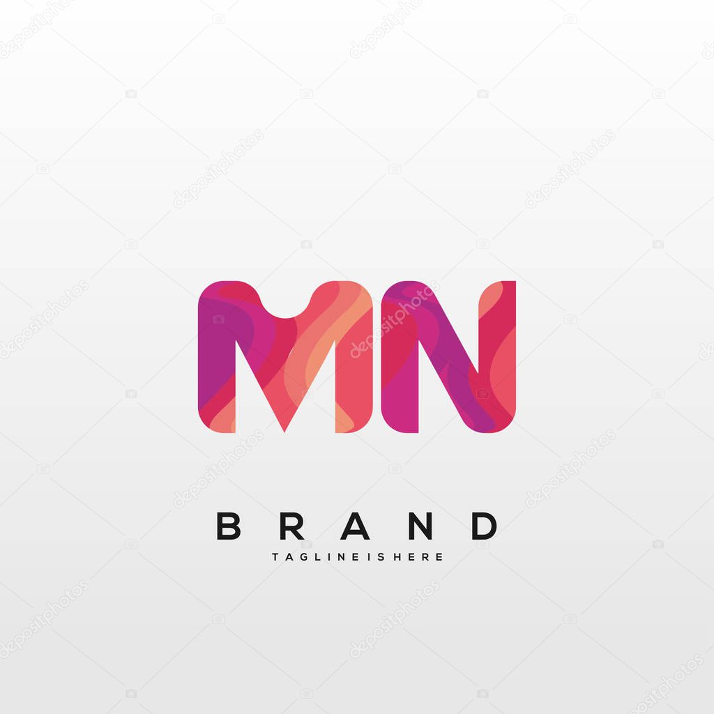 Initial Letter Mn Logo With Colorful Letter Combination Logo Design For Creative Industry Web Business And Company Vector Larastock Initial Letter Mn Logo With Colorful Letter Combination Logo Design For Creative Industry Web Business And Company Vector Larastock