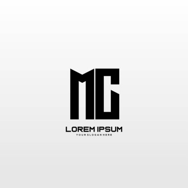 İlk harf Mc minimalist sanat logo vektörü.