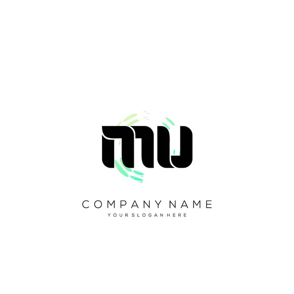 Carta Multiplicar Logotipo Colorido Projeta Vetor — Vetor de Stock