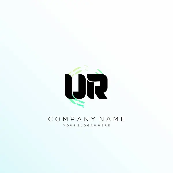 Harfi Renkli Logo Tasarımı Vektörü — Stok Vektör