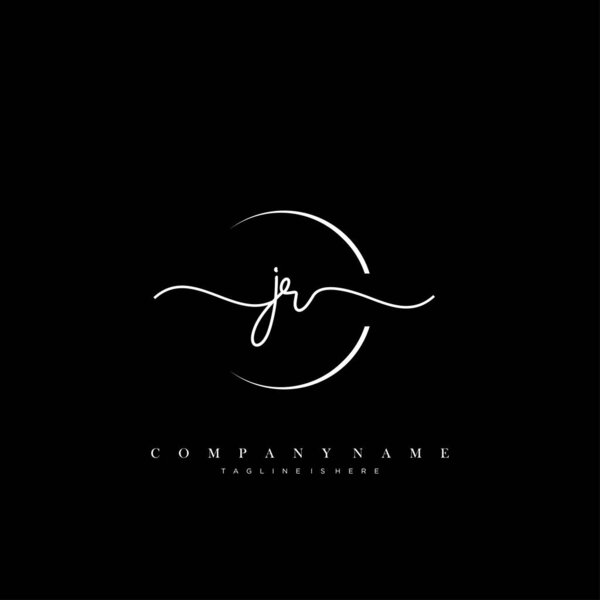 Начальный вектор шаблона логотипа JR.