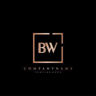 Initial Bw Free Vector Eps Cdr Ai Svg Vector Illustration Graphic Art