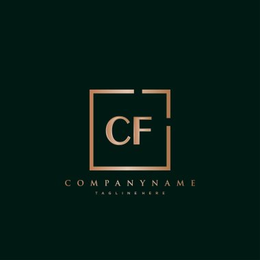 Cf Başlangıç Lüks logo vektörü.