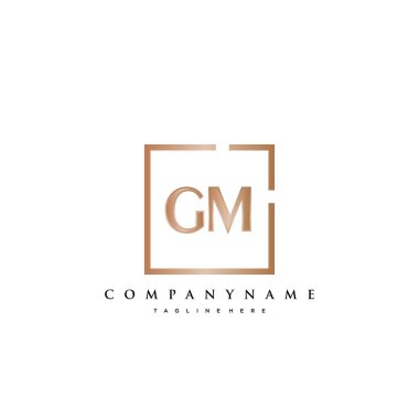 Gm Başlangıç Lüks logo vektörü.
