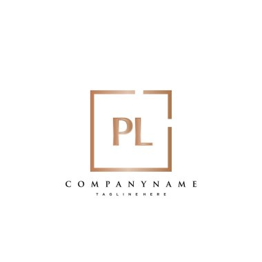 Pl Başlangıç Lüks logo vektörü.